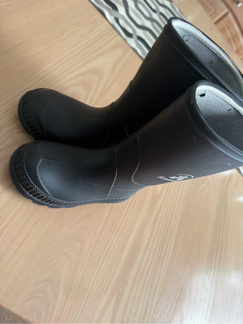 Kamik Kids Black Waterproof Rain Boots